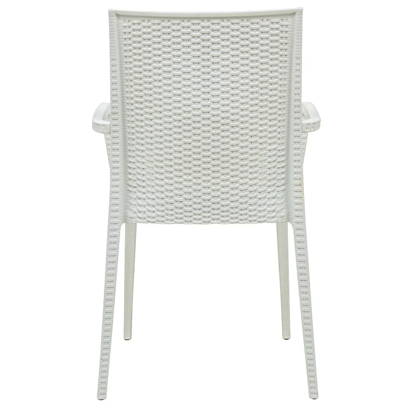 Weave Mace Indoor/Outdoor Chair (With Arms), Set of 2